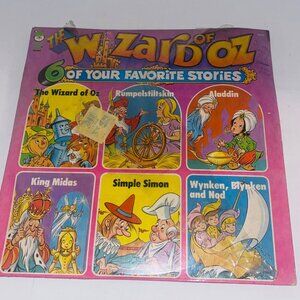 Peter Pan Records Wizard of Oz 6 of Your Favorite Stories (1970) Vinyl LP